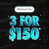 Shop 3 for $150