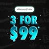 Shop 3 for $99 